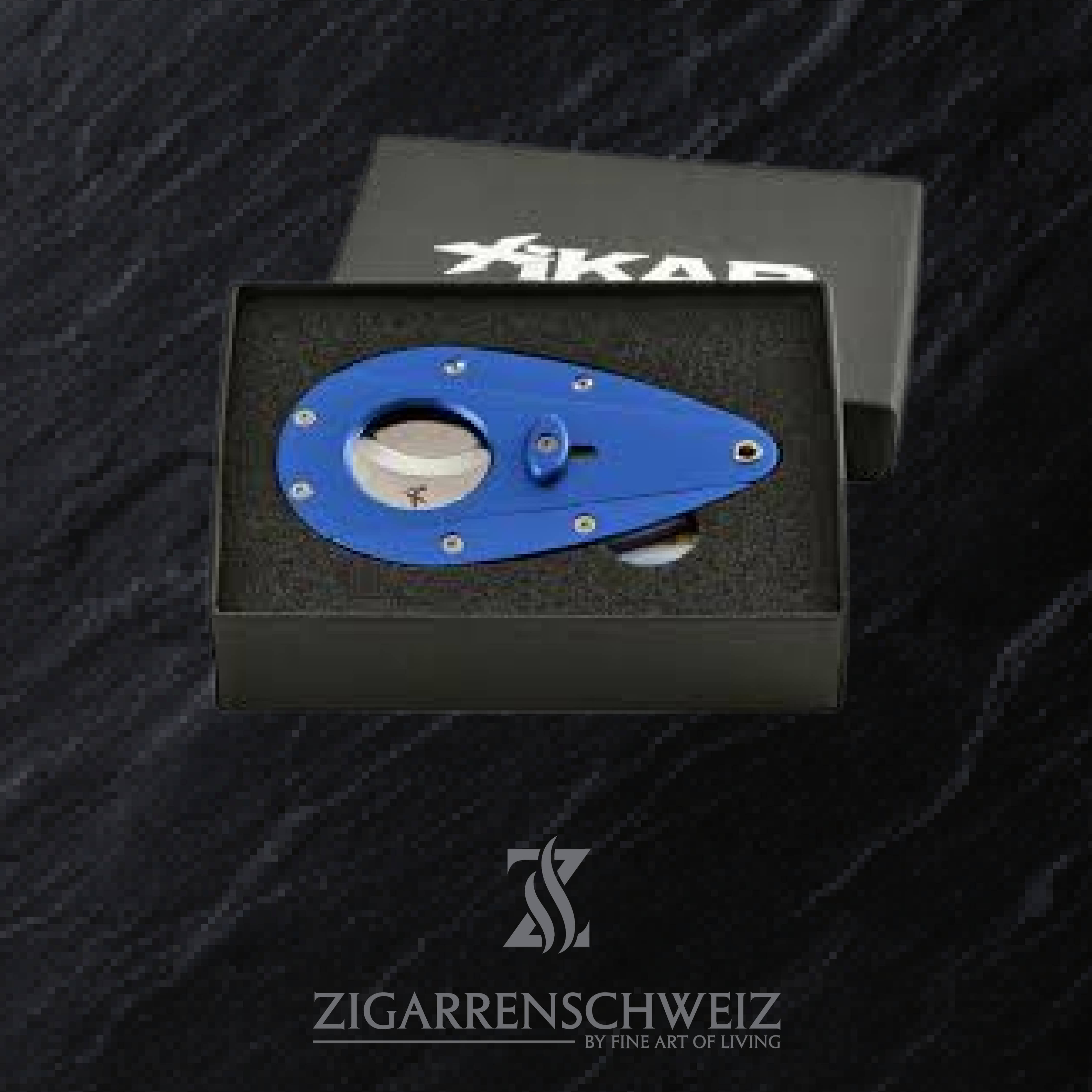 Xikar Xi1 Zigarren Cutter Farbe: Blau, Verpackung