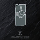 Zino Jet Flame Feuerzeug mit Lederetui - Zigarrenschweiz Online Zigarren Boutique - 