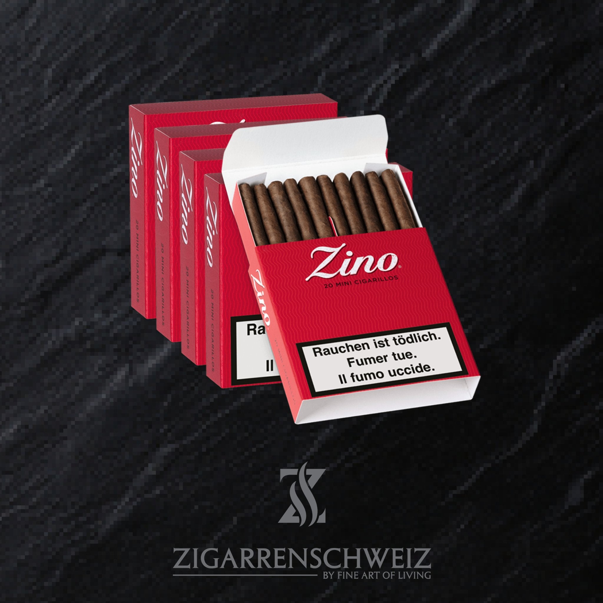 Zino Nicaragua Cigarillos Red Zigarren 5er Pack offen