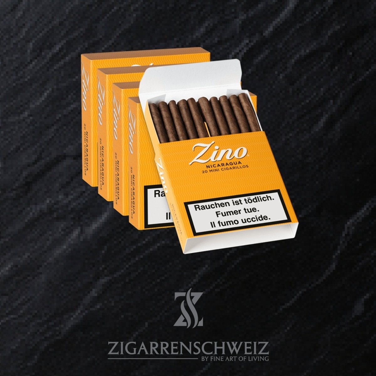 Zino Nicaragua Cigarillos Yellow - Zigarrenschweiz Online Zigarren Boutique - 