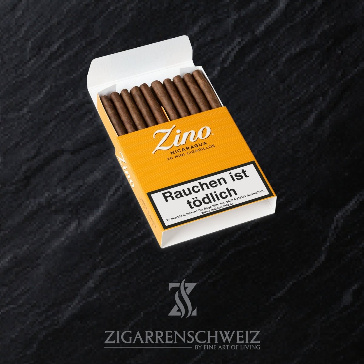 Zino Nicaragua Cigarillos Yellow - Zigarrenschweiz Online Zigarren Boutique - 