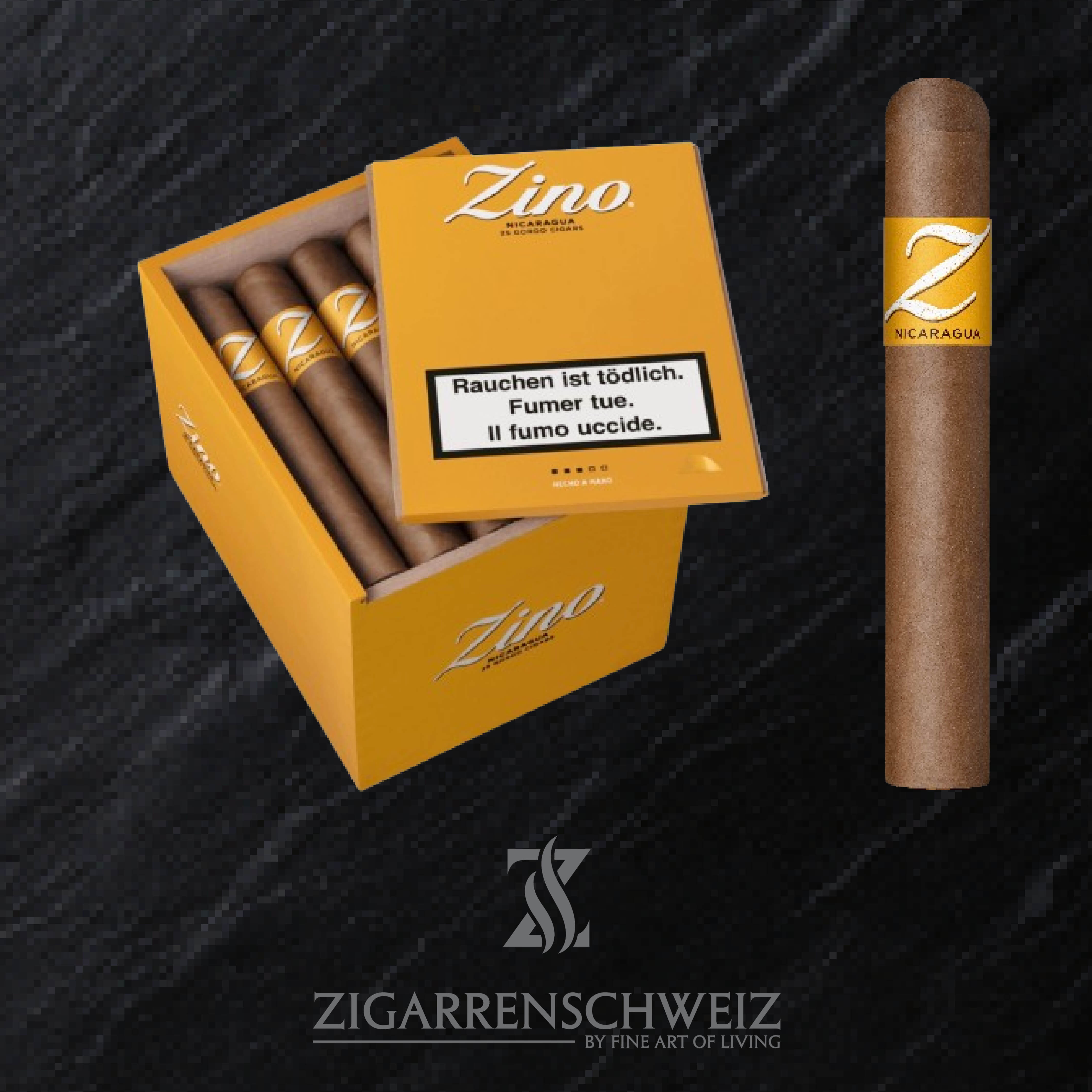 Zino Nicaragua Gordo Zigarren Kiste offen