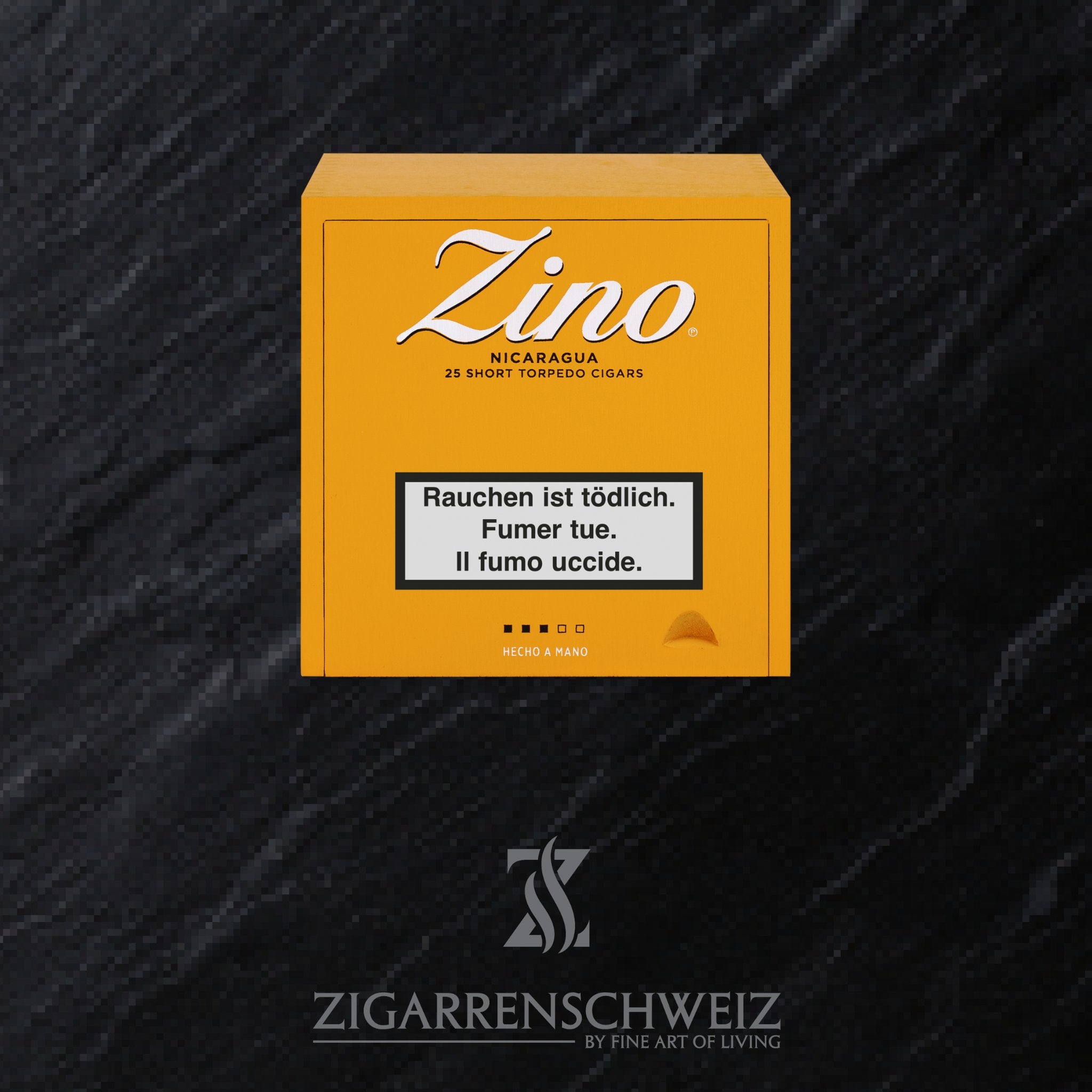 Zino Nicaragua Short Torpedo Zigarren Kiste geschlossen