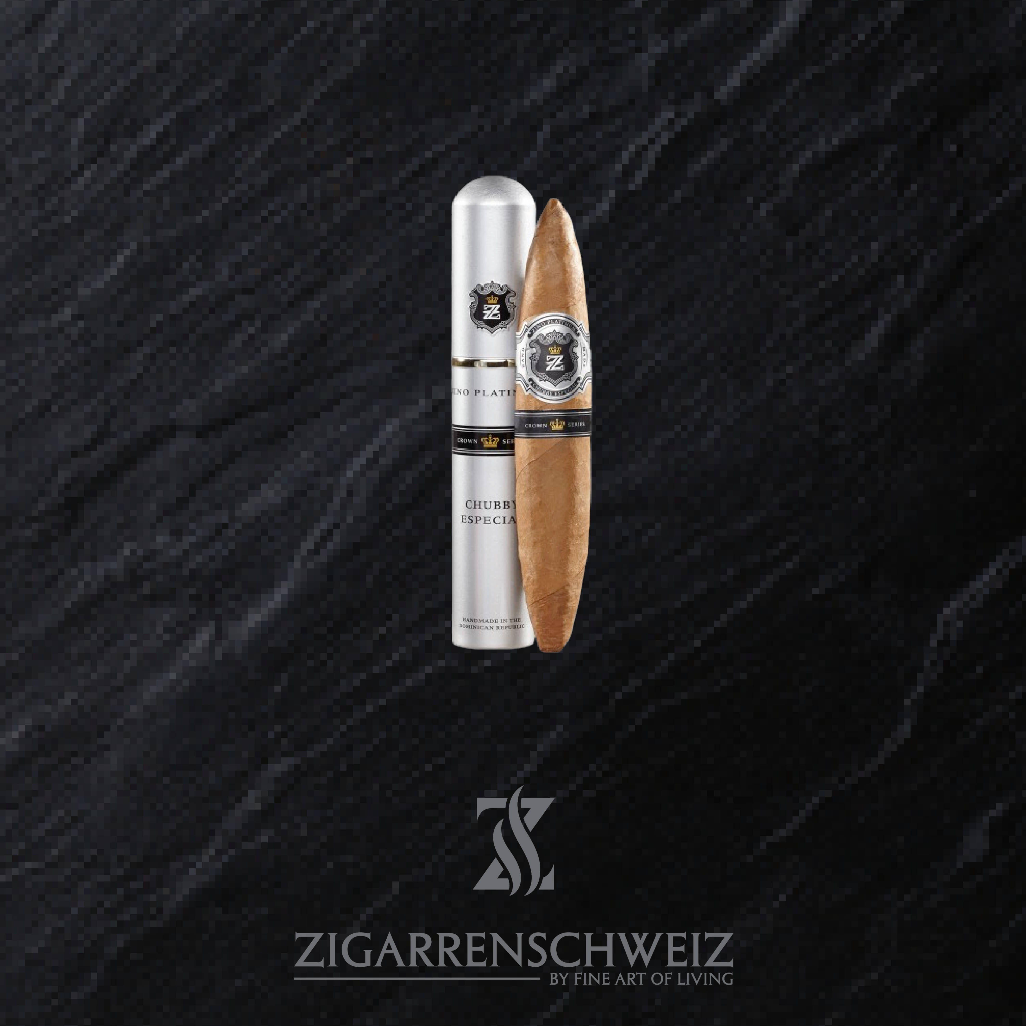 Geschmacksprofil der Zino Platinum Crown Series Chubby Especial Tubo Zigarre