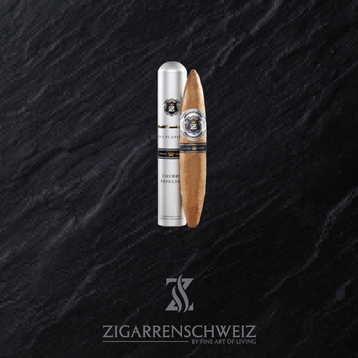 Zino Platinum Crown Series Chubby Especial Tubos - Zigarrenschweiz Online Zigarren Boutique - 