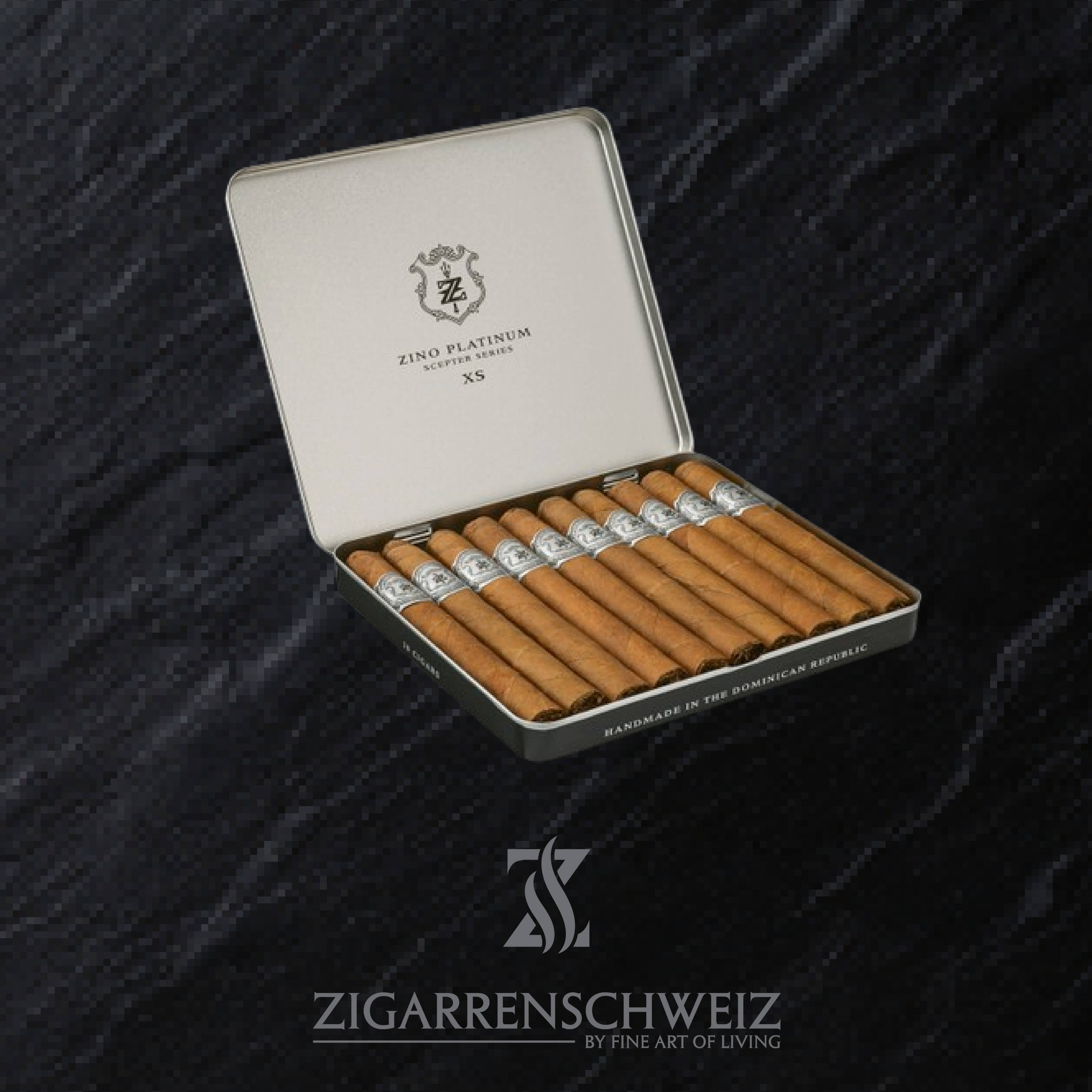 Zino Platinum Scepter Serie «XS» Puritos Schachtel offen