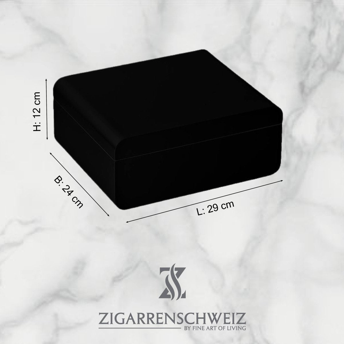 adorini Carrara M Deluxe Humidor - für 68 Zigarren - Zigarrenschweiz Online Zigarren Boutique - 