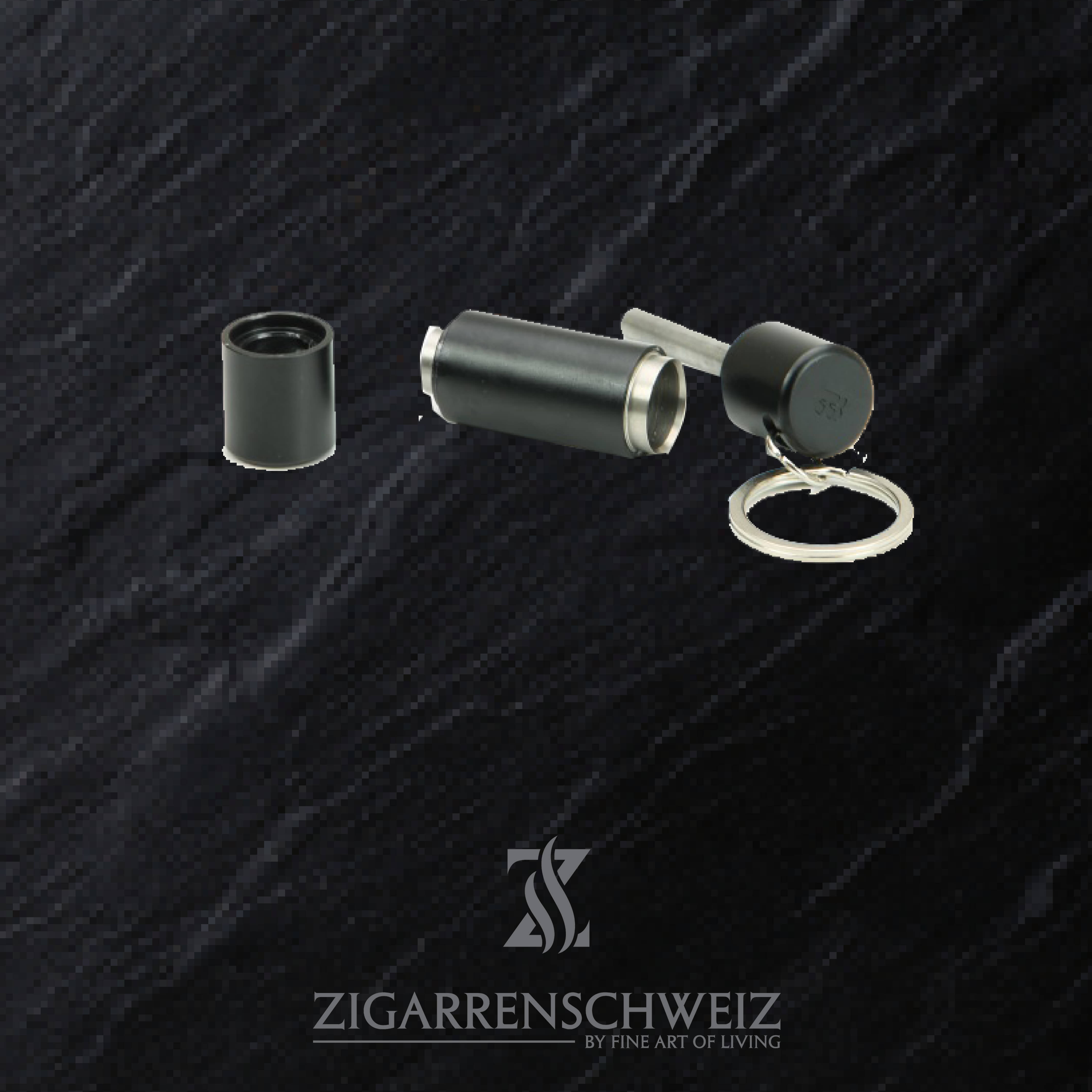 adorini Doppel Zigarrenbohrer (Puncher), Solingerklingen; Farbe: Schwarz