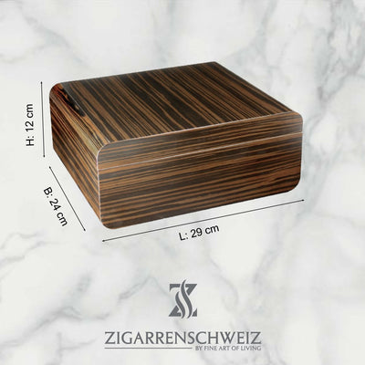 adorini Novara Medium Deluxe Humidor - für 75 Zigarren - Zigarrenschweiz Online Zigarren Boutique - 