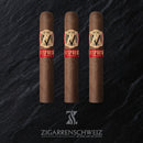 AVO Expresivo Robusto – drei Zigarren nebeneinander (3er Etui)