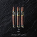 Drei Camacho Limited Edition 2026 Perfecto Zigarren nebeneinander