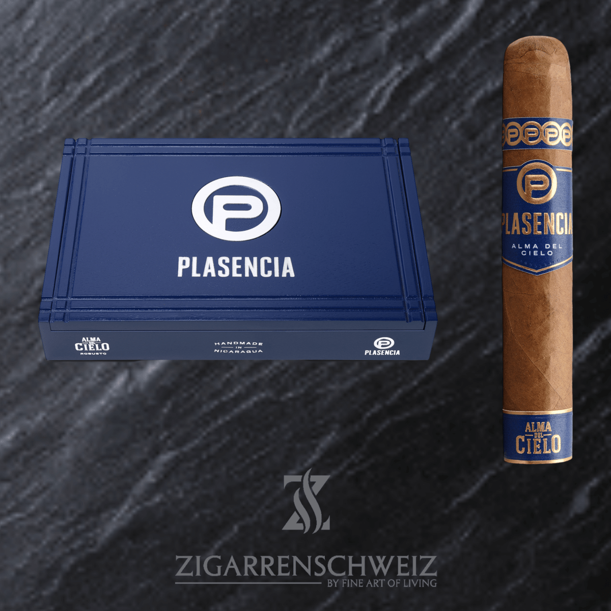 Plasencia Alma del Cielo Celeste Robusto Zigarrenkiste Geschlossen