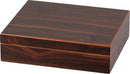 Humidor Walnut Dekor dunkel für ca. 20 Cigarren - Zigarrenschweiz Online Zigarren Boutique - 