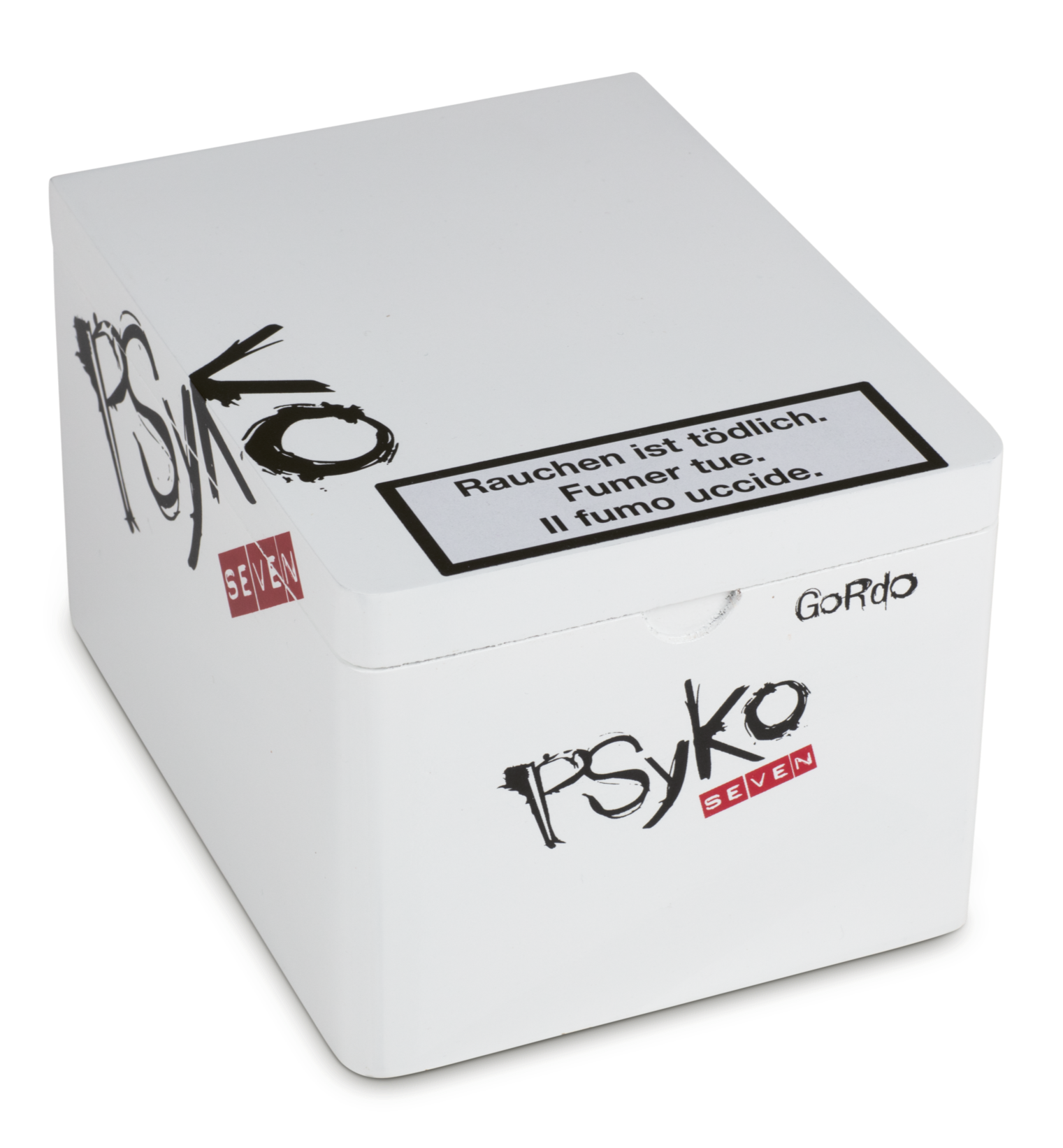 PSyKo SEVEN Natural Gordo 25er Zigarrenbox geschlossen