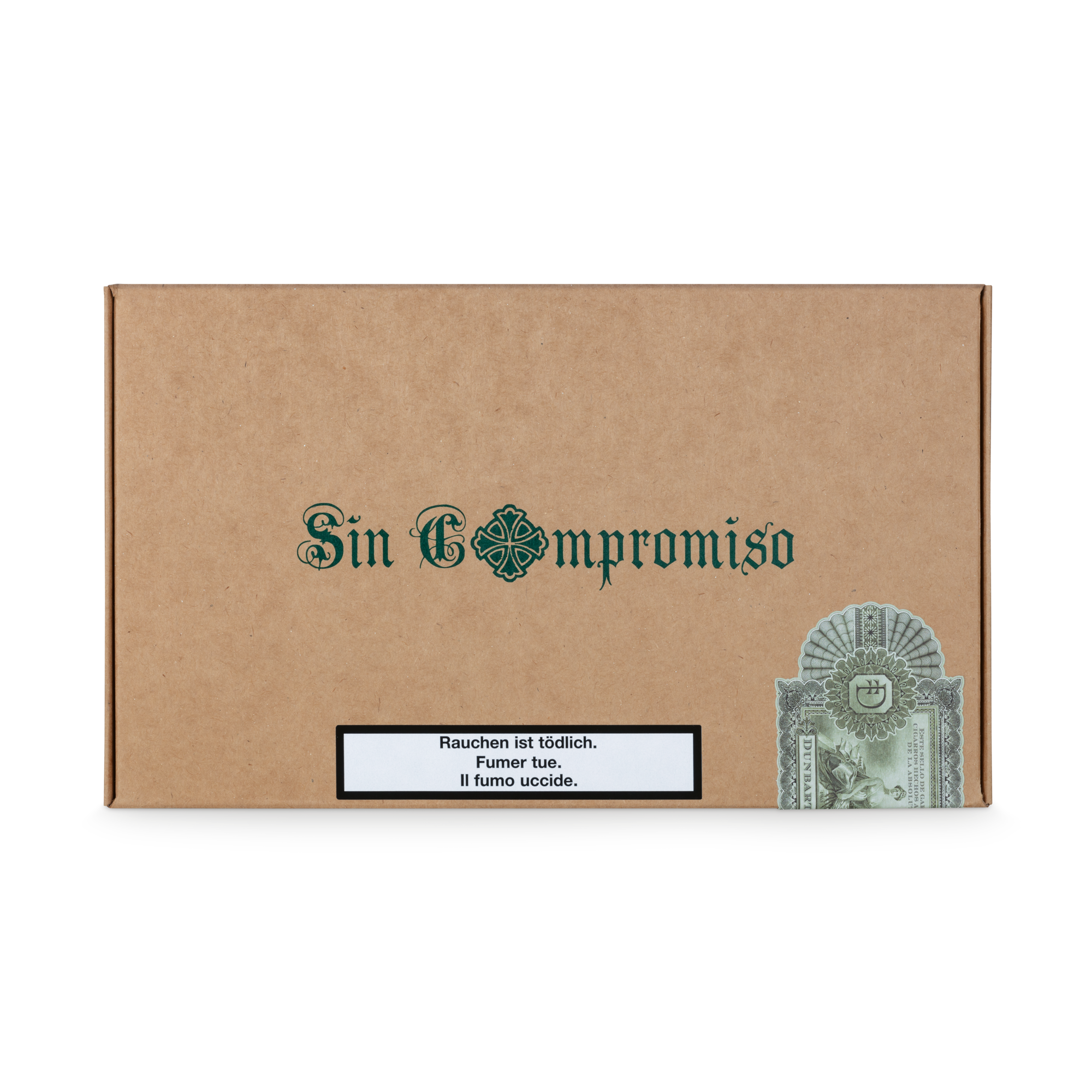 AKA Sin Compromiso No. 5 Parejo Zigarren Kiste geschlossen