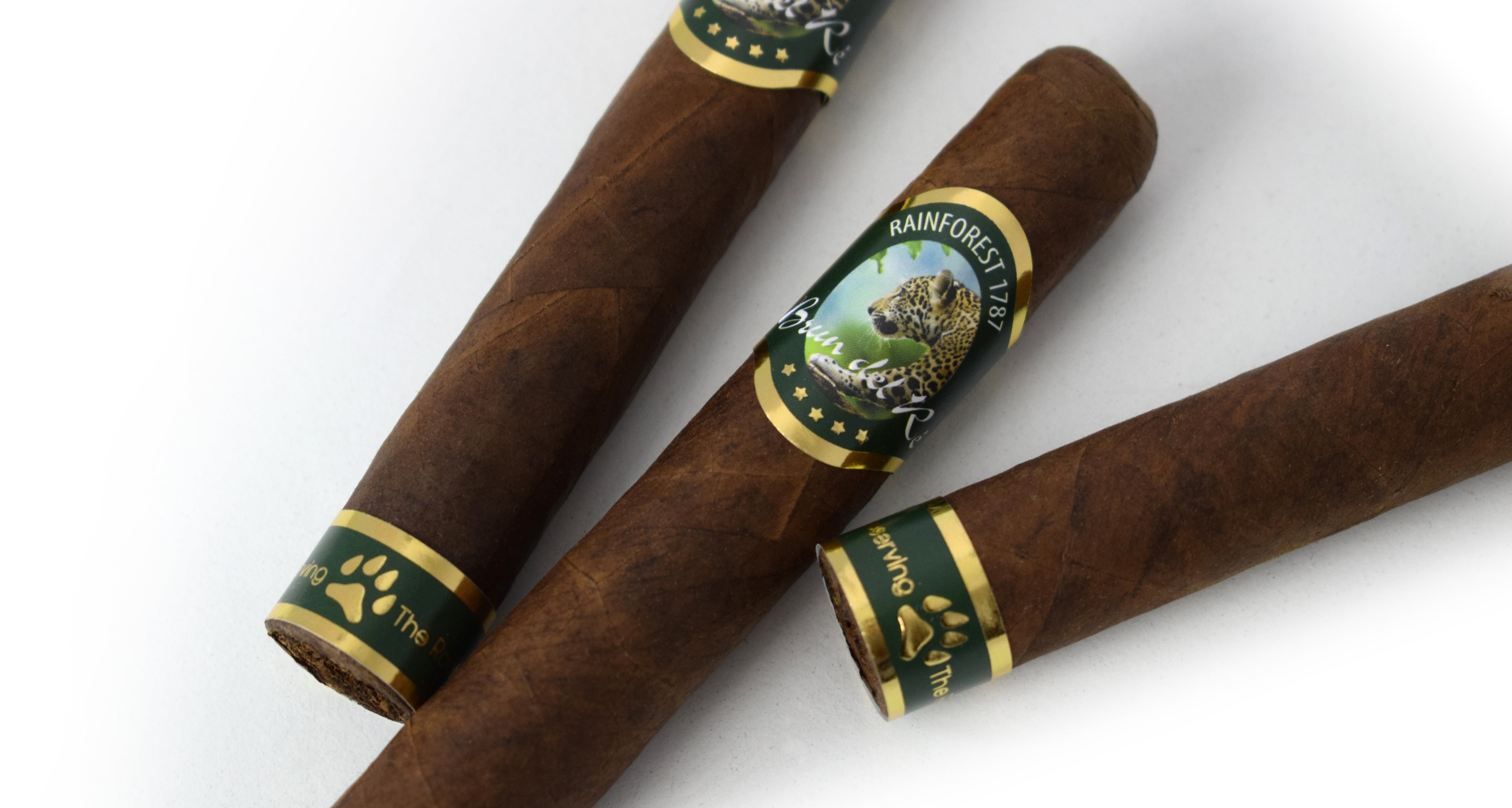 Burn del Re 1787 Rainforest Jaguar Long Robusto 3 Zigarren