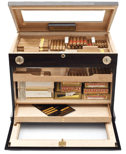 Adorini Aficionado Deluxe Humidor, Lagerung von 400 Zigarren - Zigarrenschweiz Online Zigarren Boutique - 
