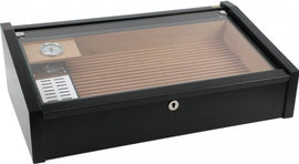 adorini Vega Deluxe (black) Humidor - Zigarrenschweiz Online Zigarren Boutique - 
