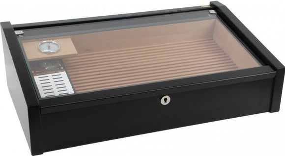 adorini Vega Deluxe (black) Humidor - Zigarrenschweiz Online Zigarren Boutique - 