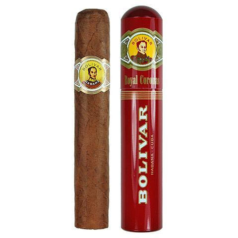 Bolivar Royal Corona Zigarre im Robusto Format mit Alu Tubo