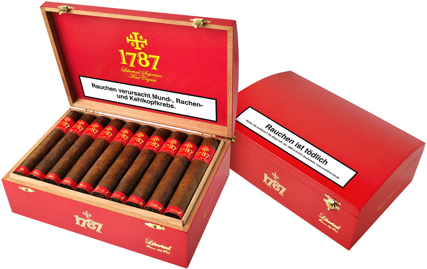 Brun del Re 1787 Libertad Supremo, 20er Zigarren Kiste
