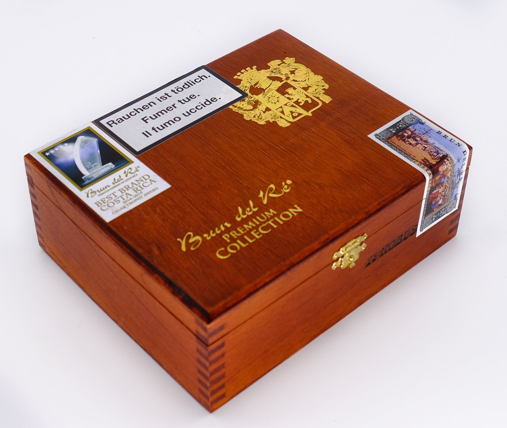 Brun del Re Premium Collection Robusto, 25er Zigarren Kiste geschlossen