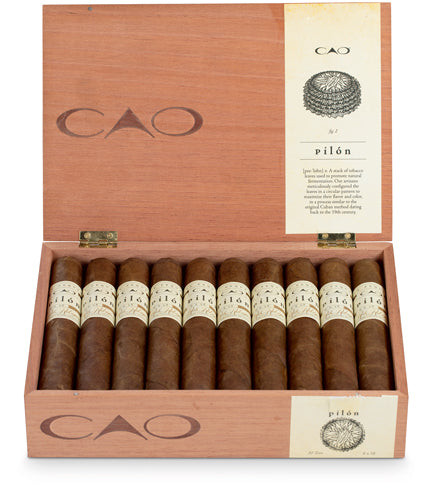20er Kiste CAO Pilon Toro Zigarren, Box geöffnet