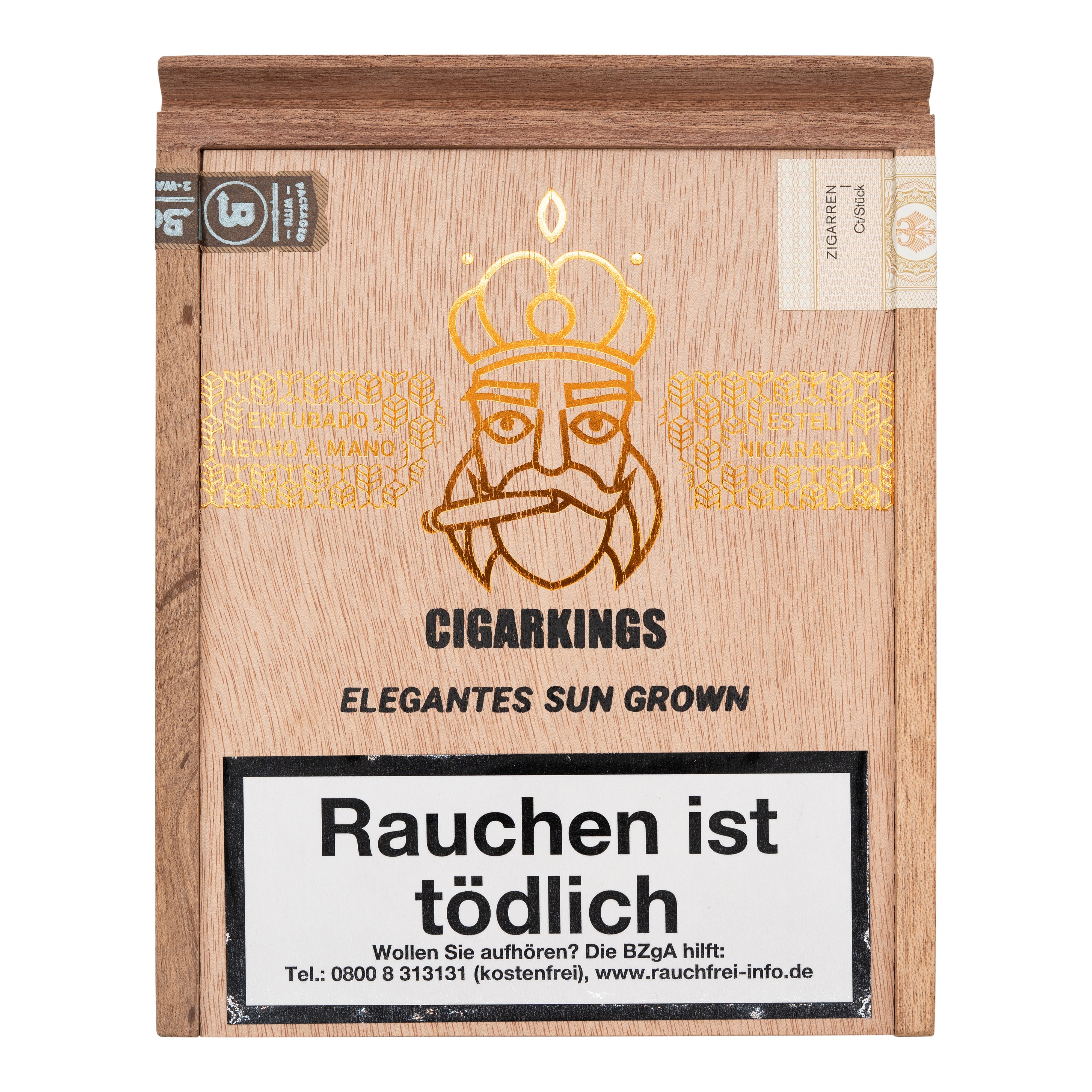 CigarKings Sun Grown Elegantes Zigarren Kiste Cover