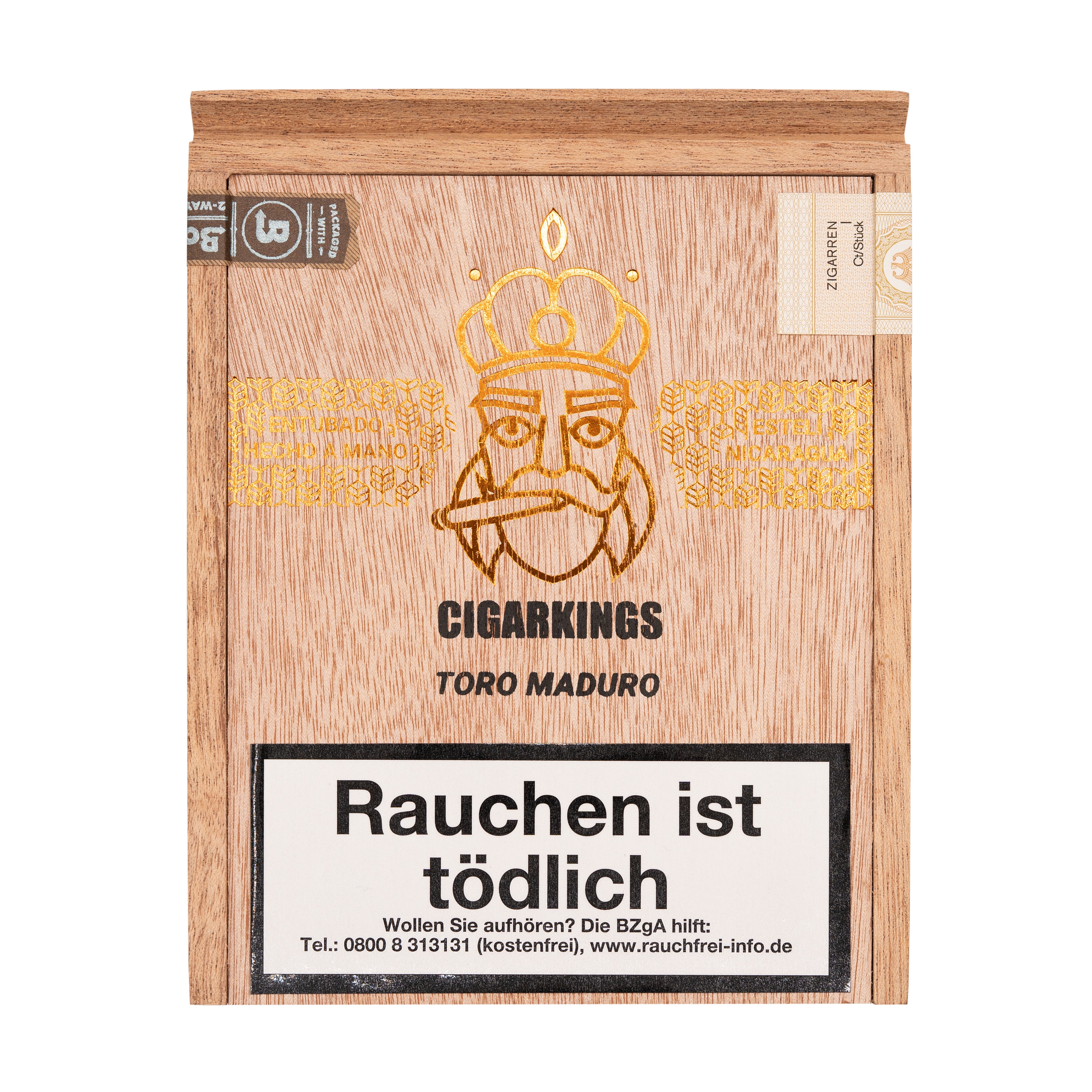 CigarKings Maduro Toro Zigarren Kiste Cover