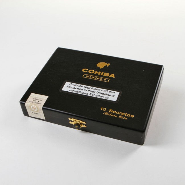 Cohiba Maduro 5 Secretos Zigarre im Petit Corona Format 10er Box geschlossen