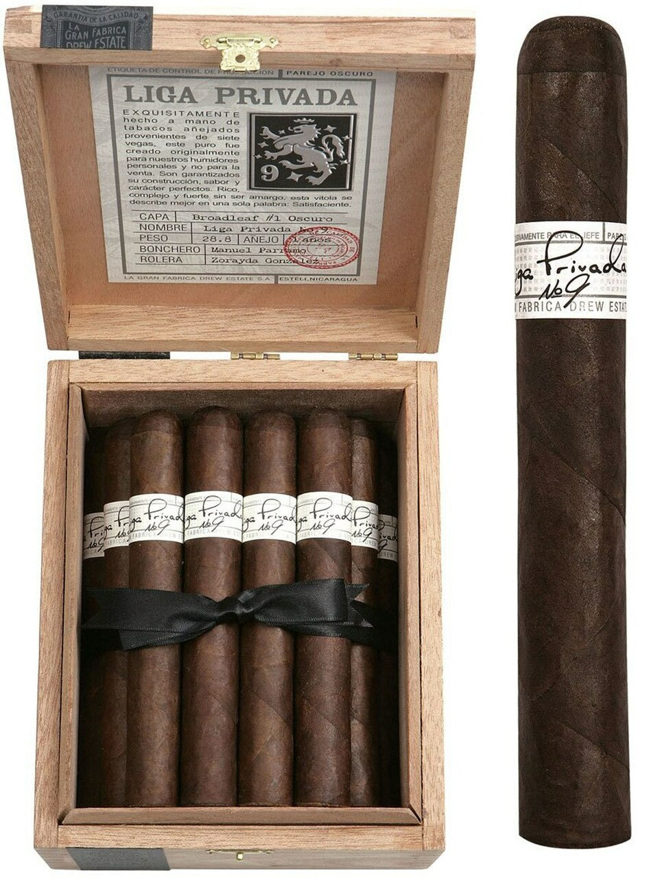 Drew Estate Liga Privada No 9 Toro, 12er Zigarre Box