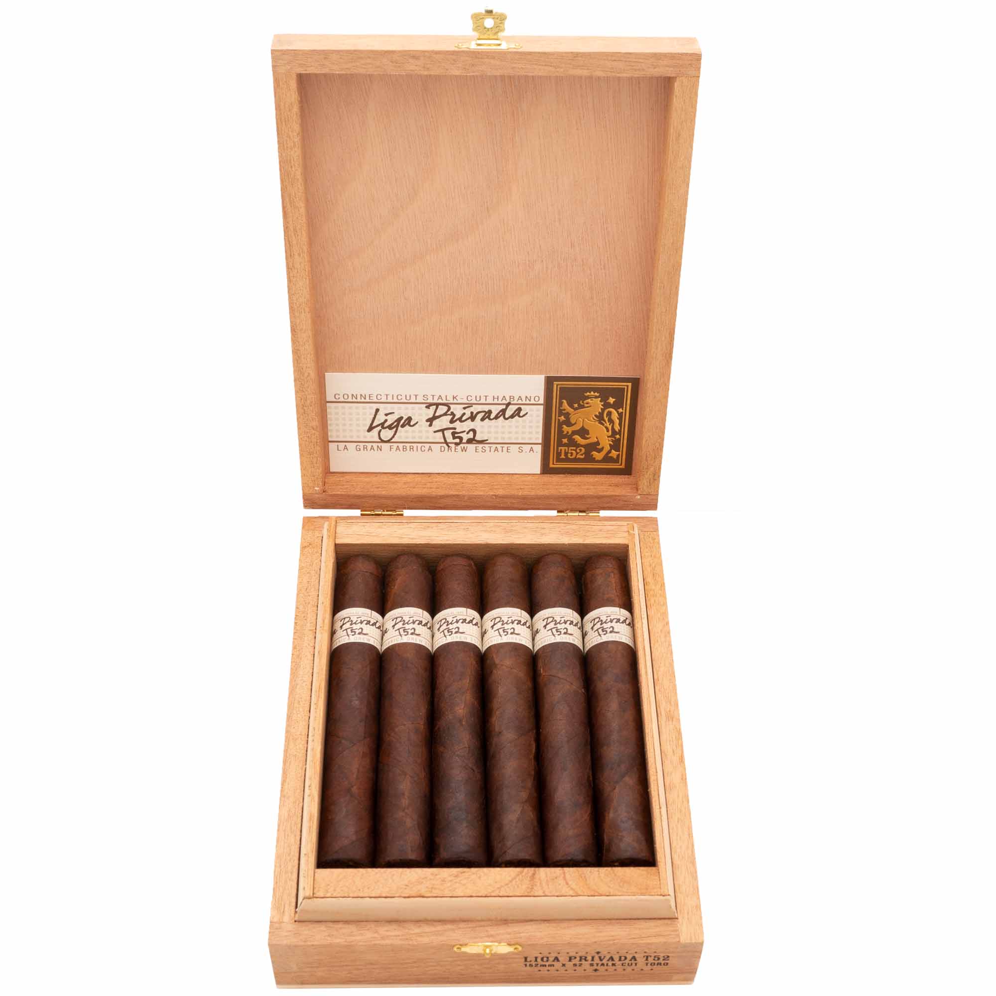 12er Kiste Drew Estate Liga Privada T52 Toro Zigarren, Box geöffnet