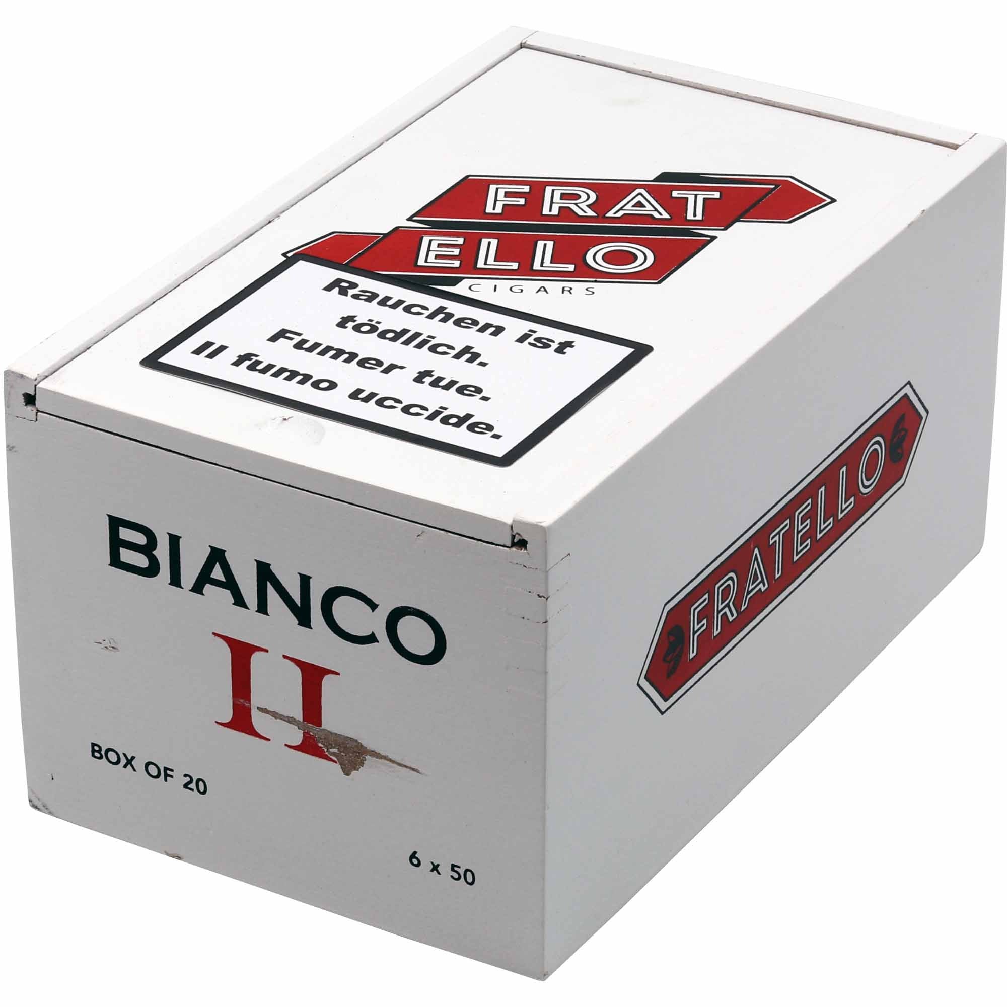 20er Kiste Fratello Bianco II Toro Zigarren, Box verschlossen