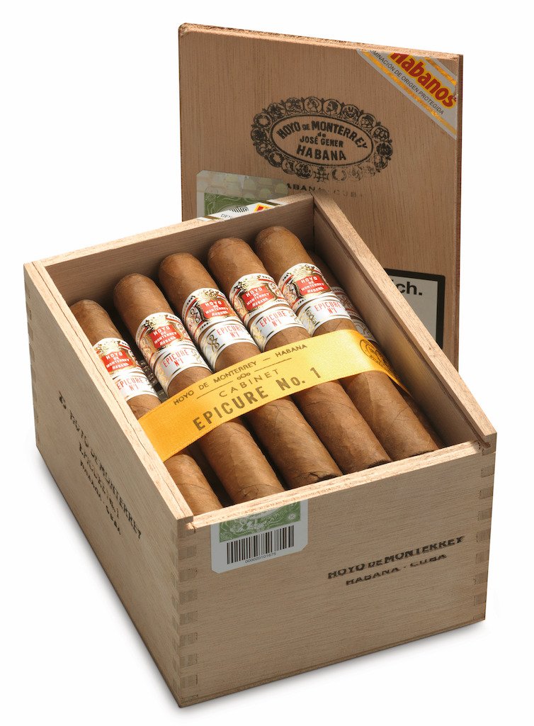 Hoyo de Monterrey Epicure No. 1 25erZigarrenbox geöffnet