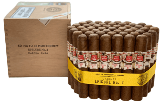 Hoyo de Monterrey Epicure No 2  50erZigarrenbox geöffnet