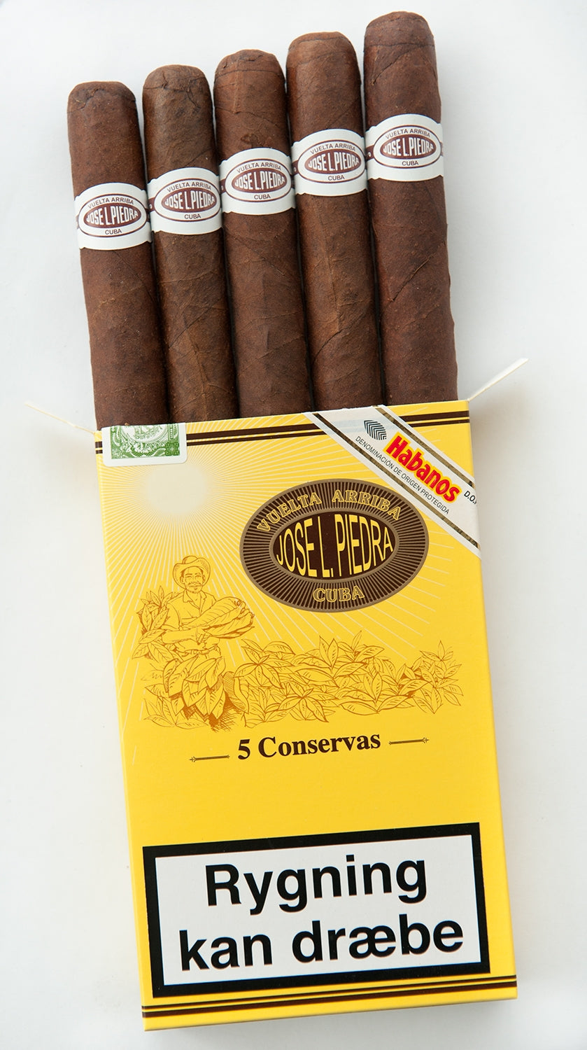 Jose L. Piedra Conservas Zigarre im Conservas Format 5er Schachtel offen