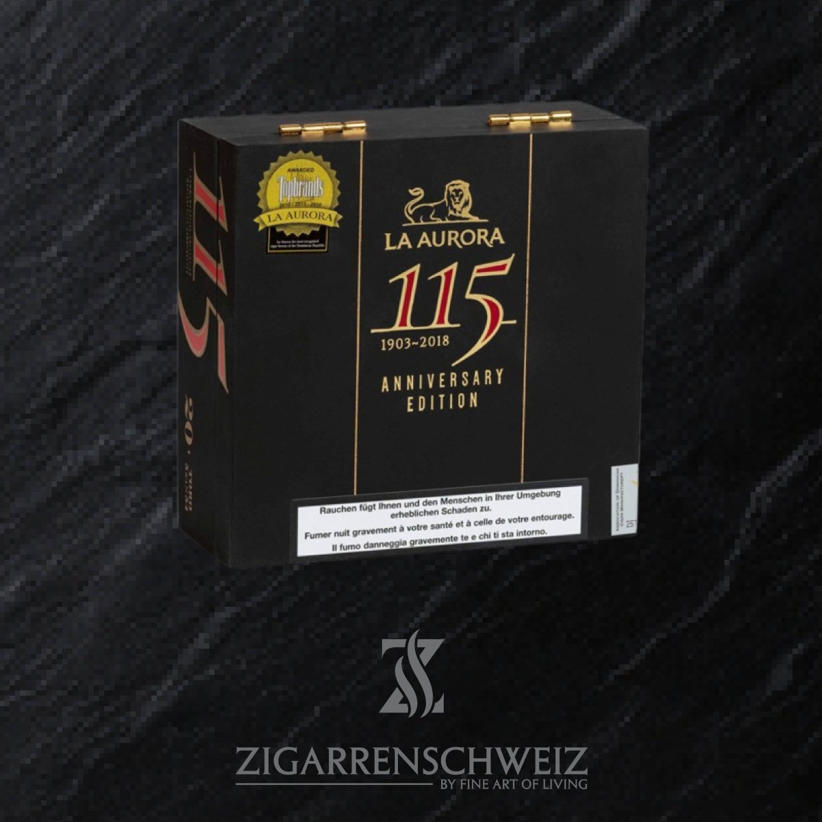 La Aurora 115 Anniversary Toro - Zigarrenschweiz Online Zigarren Boutique - 