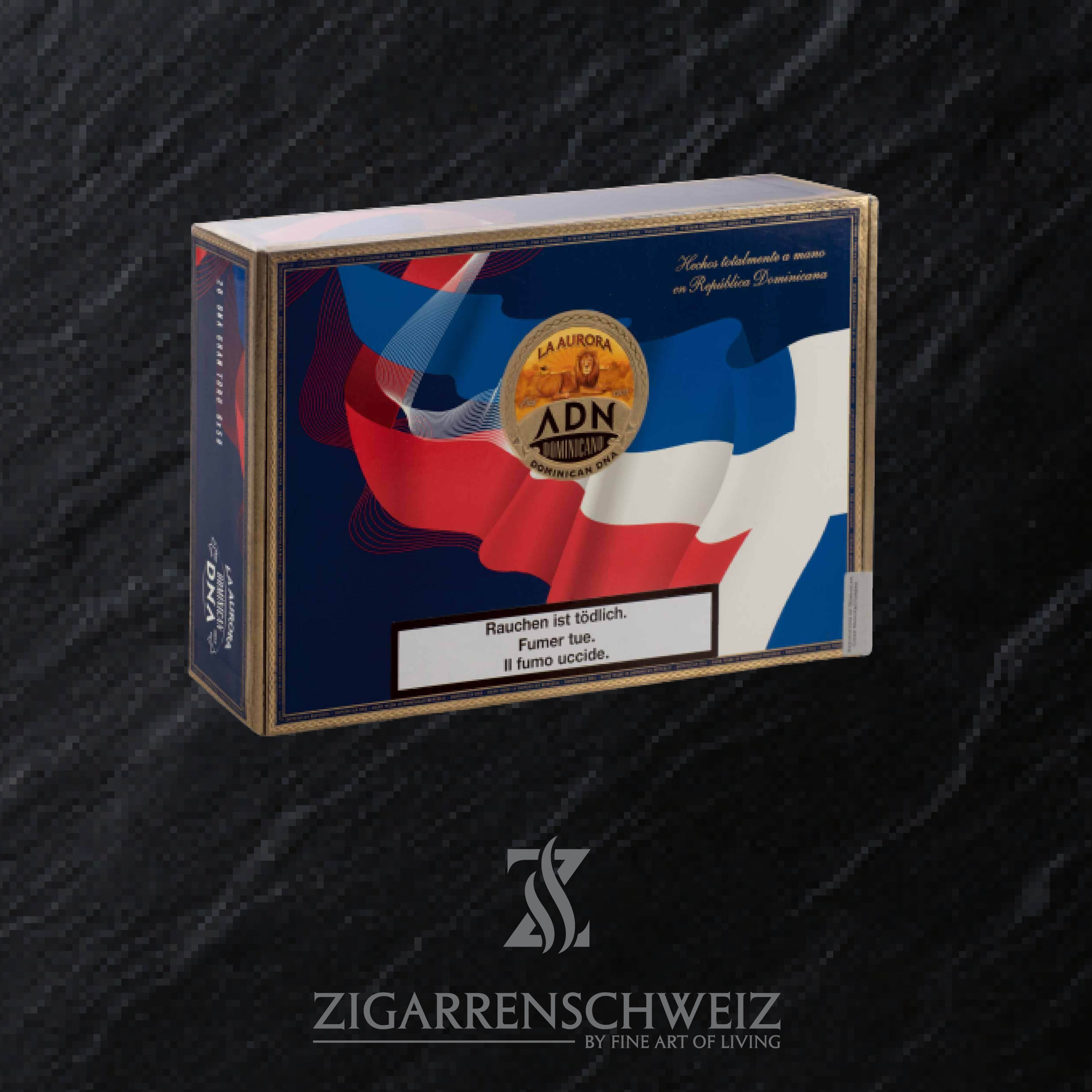 La Aurora DNA Gran Toro Zigarren Kiste geschlossen