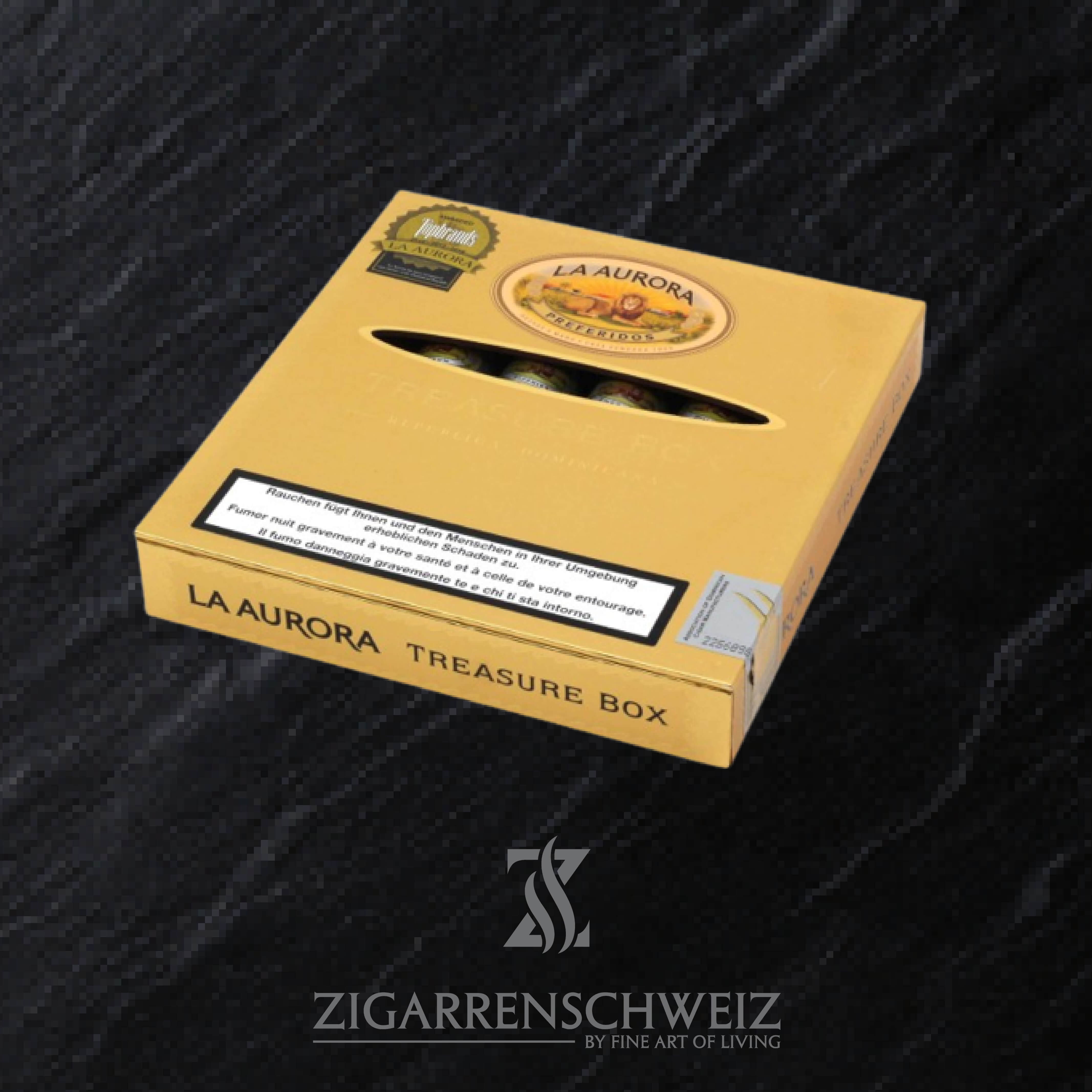 La Aurora Preferidos Treasure Box - Tubo Zigarren Sampler geschlossen