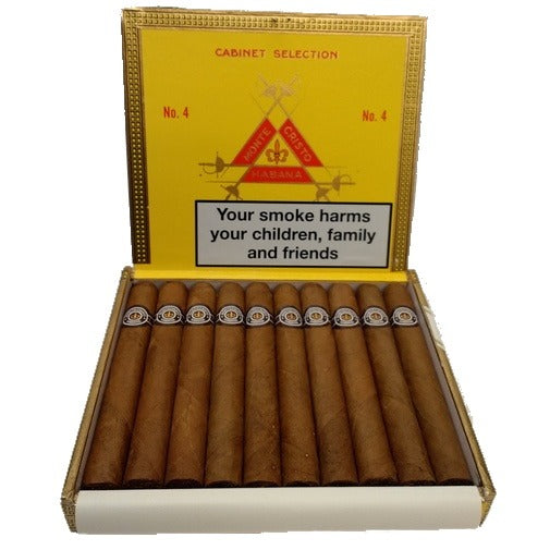 10er Kiste Montecristo No. 4 Zigarren aus Kuba