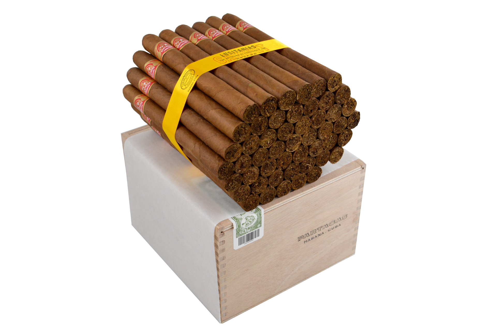 Partagas Lusitanas Zigarren im Double Corona Format 50er Box