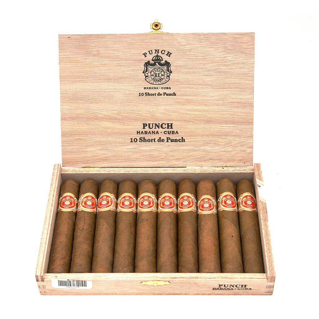 Punch Short de Punch Zigarre im Robusto Format t 10er Box geöffnet