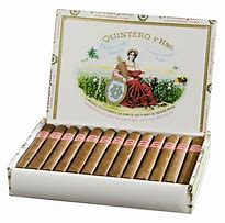 Quintero Londres Extra Zigarrenbox geöffnet