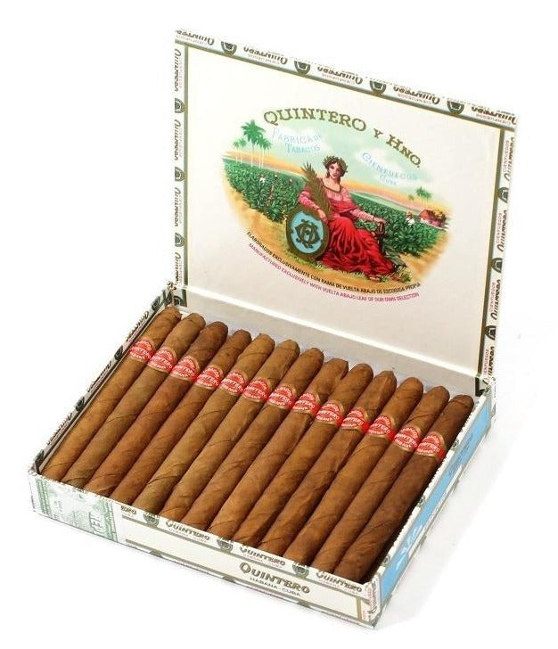 Quintero Nacionales Zigarrenbox geöffnet