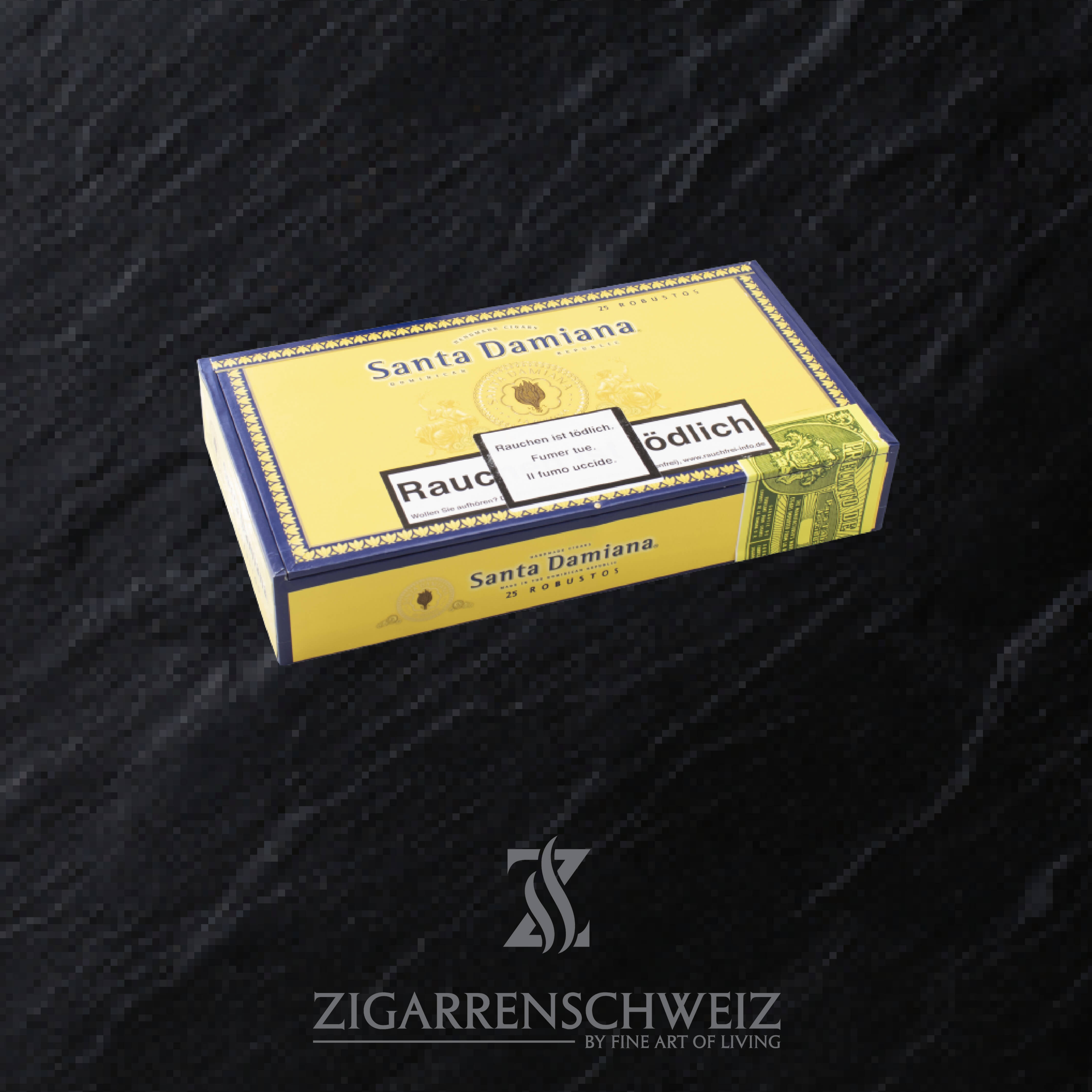 Santa Damiana Classic Robusto Zigarren Kiste geschlossen