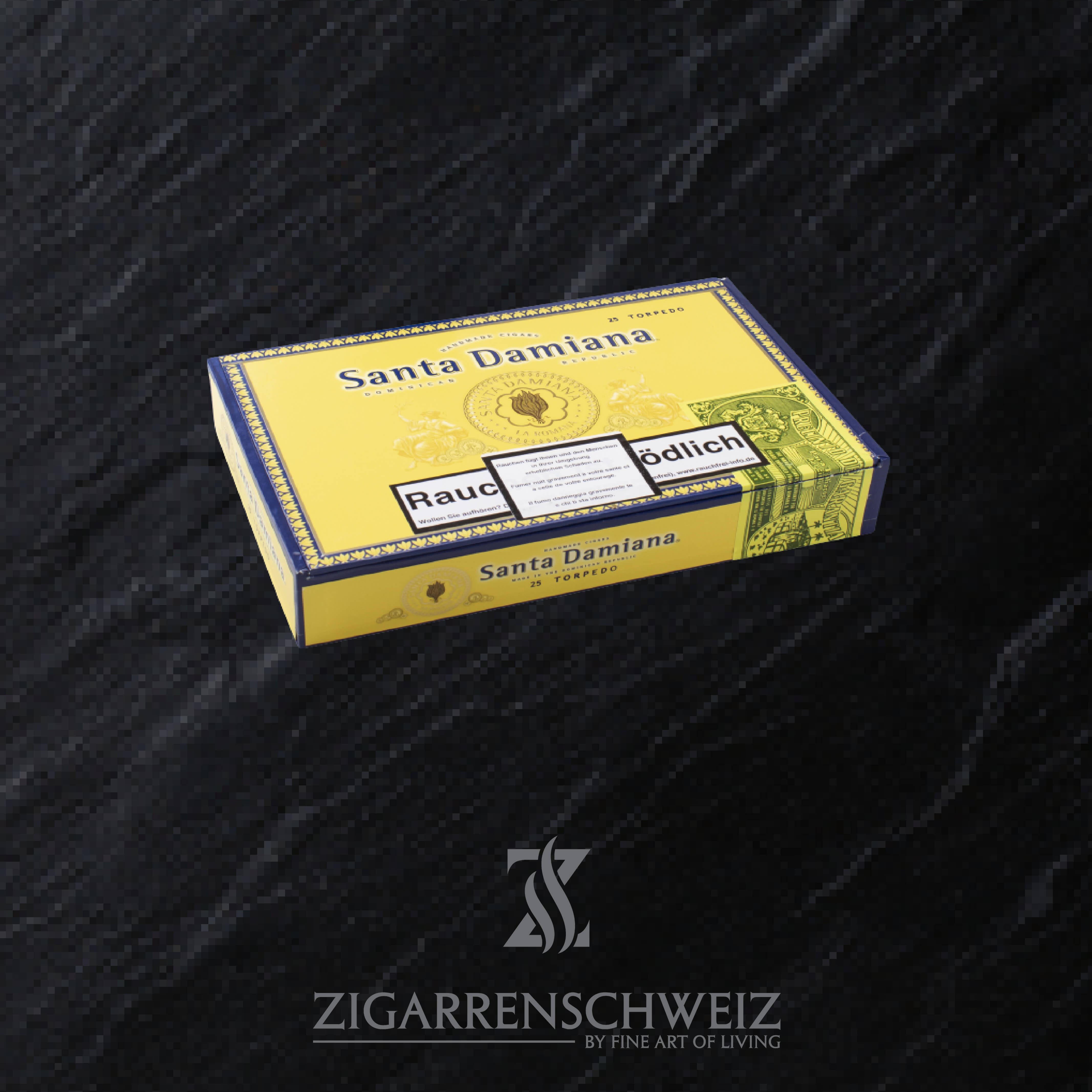 Santa Damiana Classic Torpedo Zigarren Kiste geschlossen