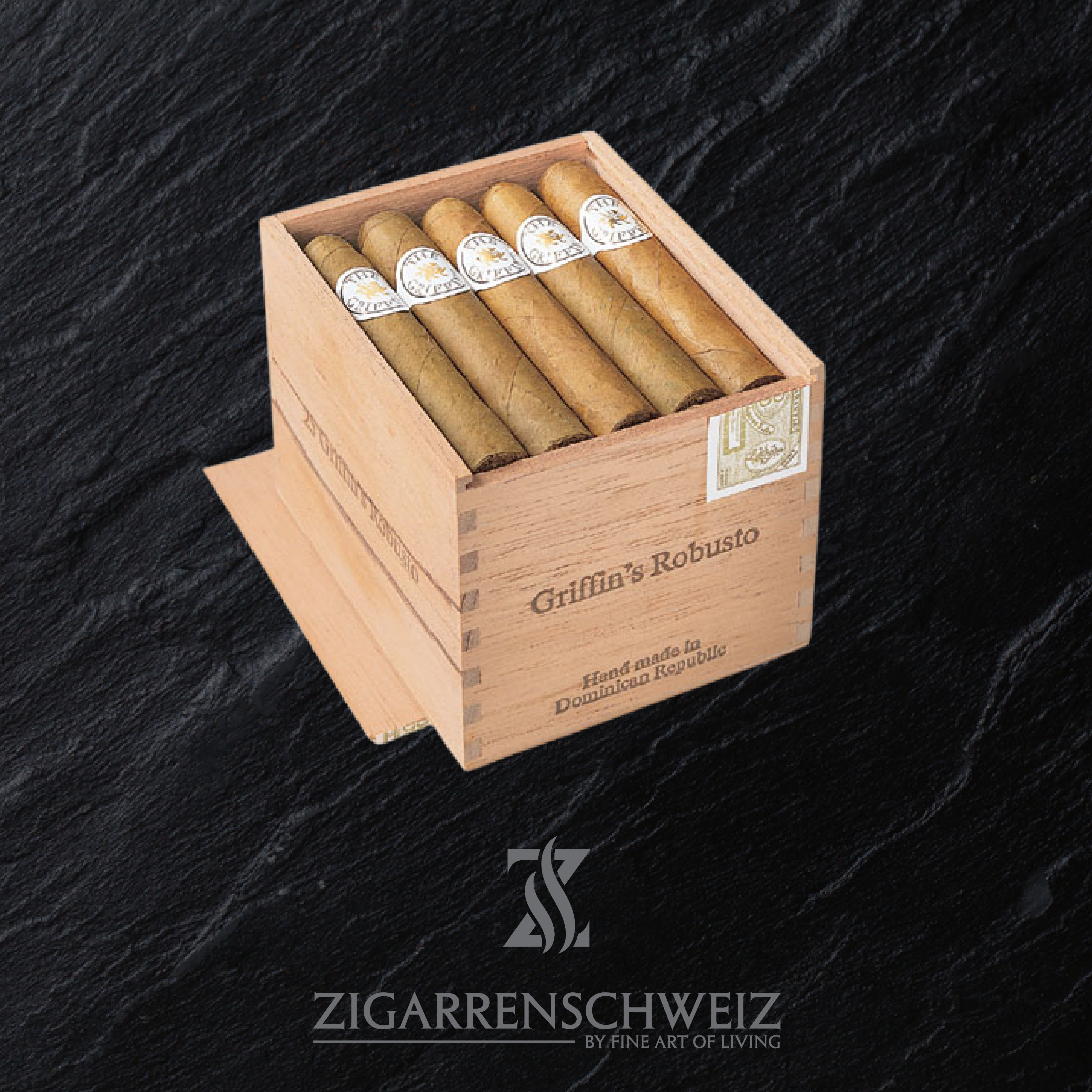 The Griffins Classic Robusto 25er Zigarren Kiste