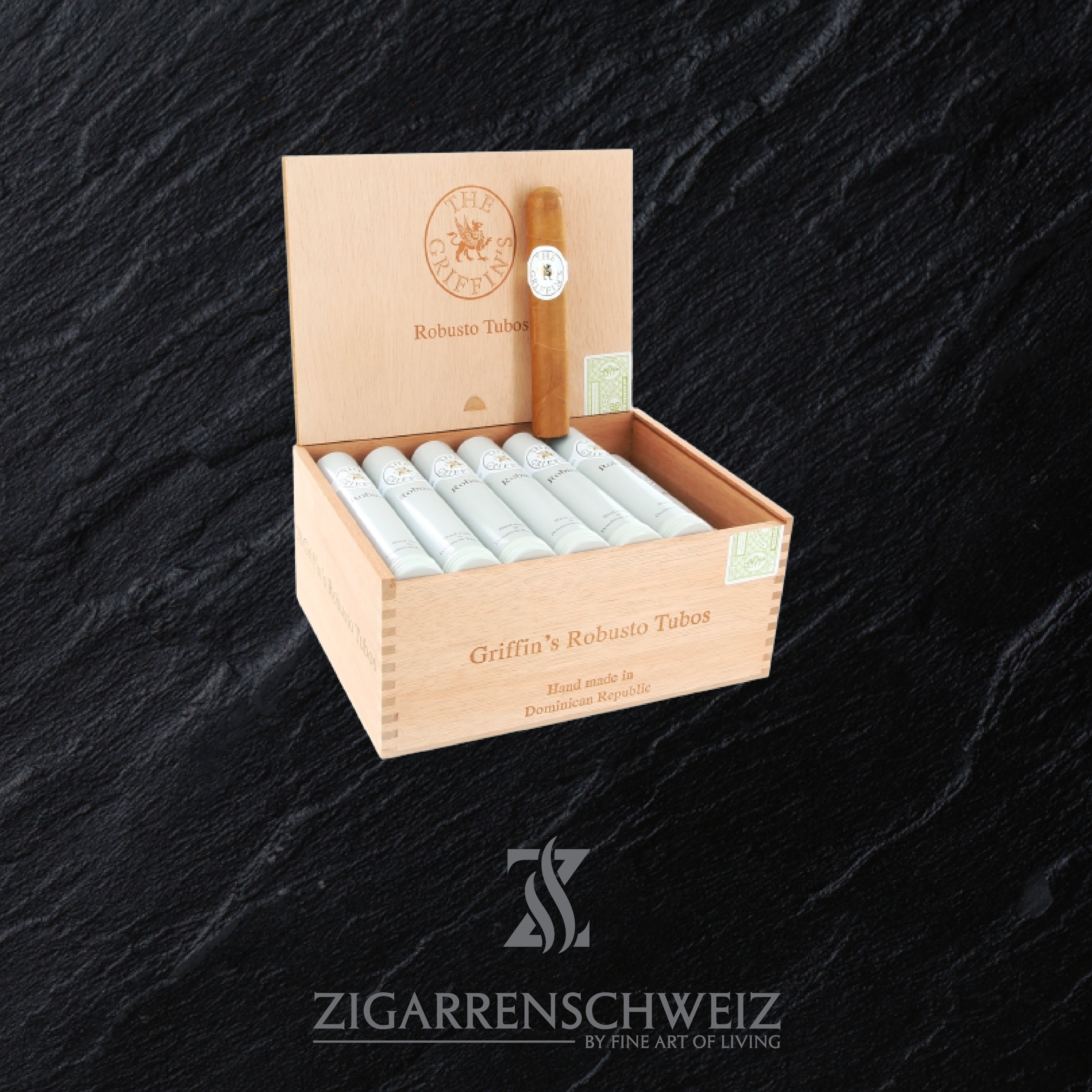 The Griffins Classic Robusto Alu Tubo 20er Zigarren Kiste