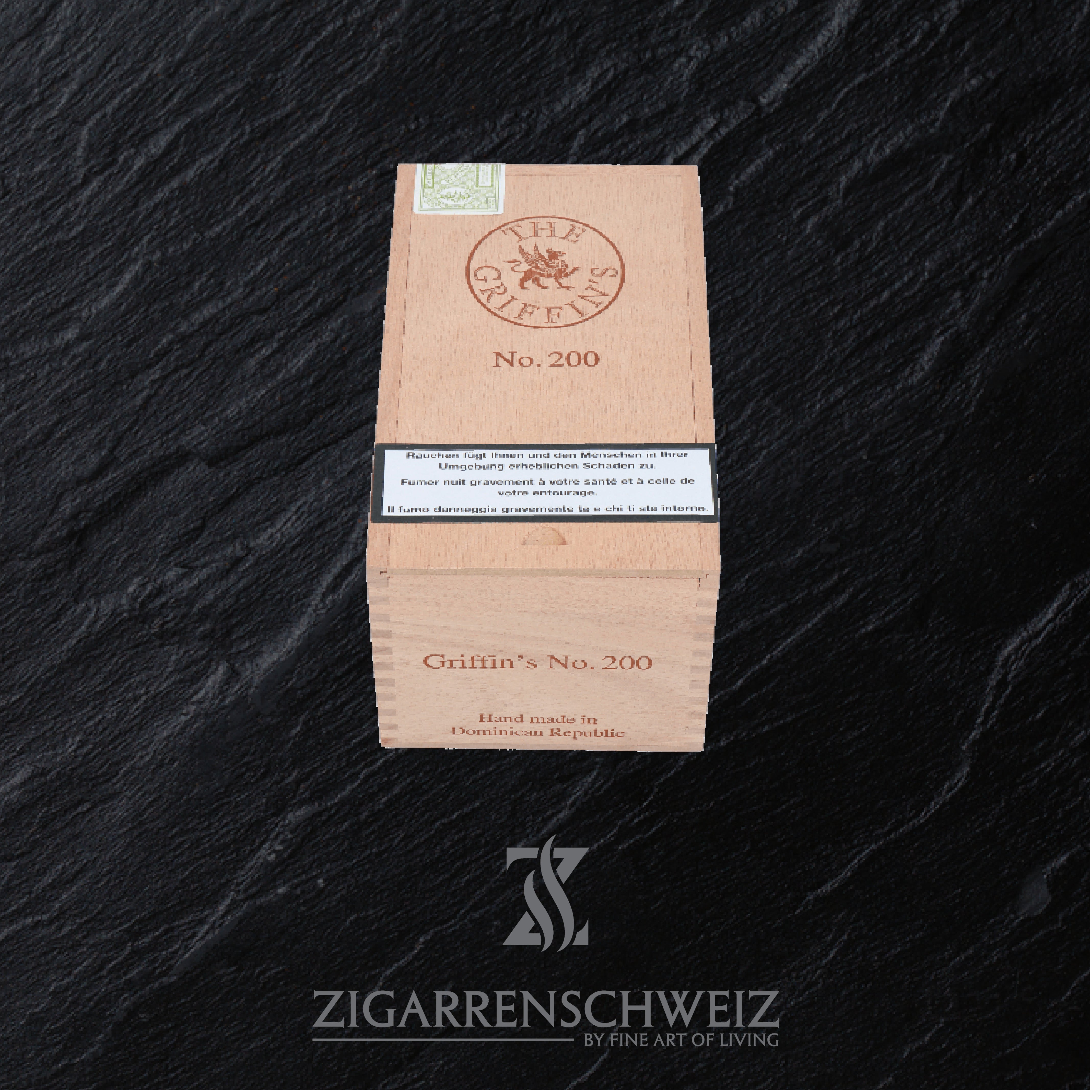 The Griffins Classic no 200 25er Zigarren Kiste geschlossen