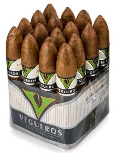 Vegueros Mananitas Zigarrenbox 16 geöffnet